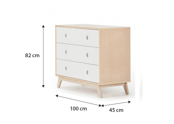 Oslo 4 Drawers Chest